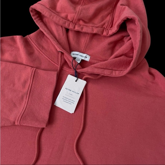 Peter Millar Lava Wash Hoodie Sweatshirt Clay Rose Size 2XL $140